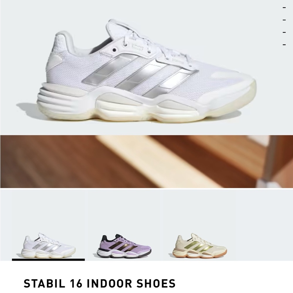 Adidas White and Silver Athletic Shoes
